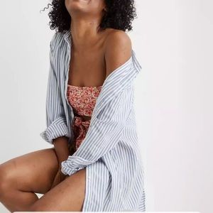 Aerie stripe beach cover up